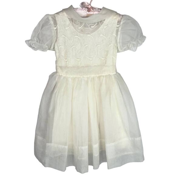 Vintage Hollywood Creation First Communion Dress 6X - Picture 1 of 16